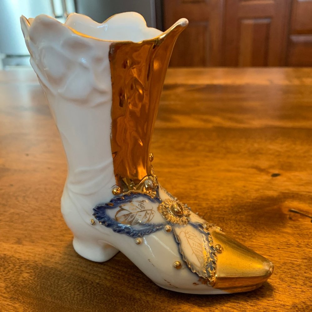 Vintage Small German Porcelain Boot